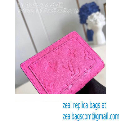 Louis Vuitton Monogram Empreinte Clea wallet M82514 Lollipop Pink 2023