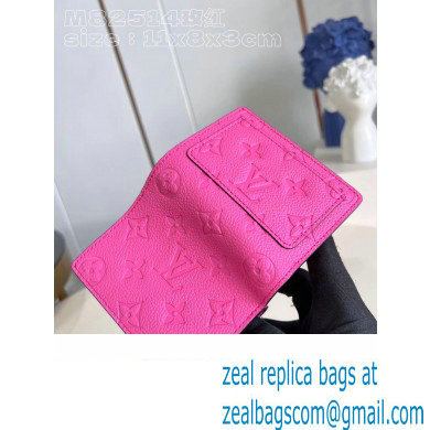 Louis Vuitton Monogram Empreinte Clea wallet M82514 Lollipop Pink 2023 - Click Image to Close