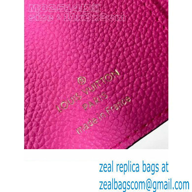 Louis Vuitton Monogram Empreinte Clea wallet M82514 Lollipop Pink 2023