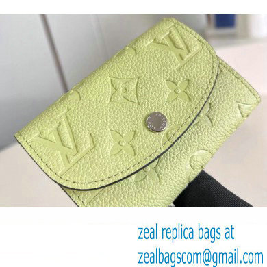 Louis Vuitton Monogram Empreinte Rosalie Coin Purse M82392 Green 2023