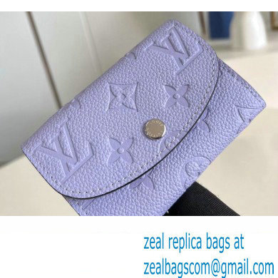 Louis Vuitton Monogram Empreinte Rosalie Coin Purse M82394 Iris Purple 2023 - Click Image to Close