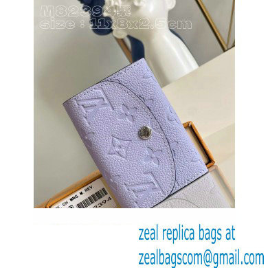 Louis Vuitton Monogram Empreinte Rosalie Coin Purse M82394 Iris Purple 2023 - Click Image to Close