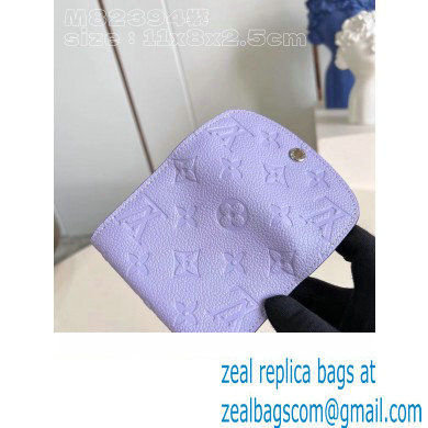 Louis Vuitton Monogram Empreinte Rosalie Coin Purse M82394 Iris Purple 2023