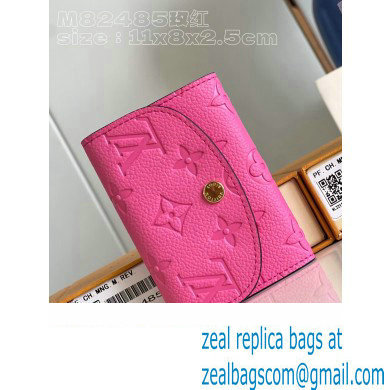 Louis Vuitton Monogram Empreinte Rosalie Coin Purse M82485 Lollipop Pink 2023 - Click Image to Close