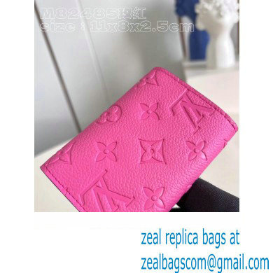 Louis Vuitton Monogram Empreinte Rosalie Coin Purse M82485 Lollipop Pink 2023