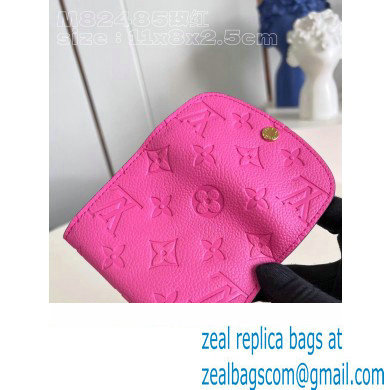 Louis Vuitton Monogram Empreinte Rosalie Coin Purse M82485 Lollipop Pink 2023 - Click Image to Close