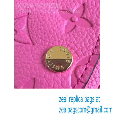 Louis Vuitton Monogram Empreinte Rosalie Coin Purse M82485 Lollipop Pink 2023