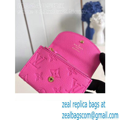 Louis Vuitton Monogram Empreinte Rosalie Coin Purse M82485 Lollipop Pink 2023 - Click Image to Close