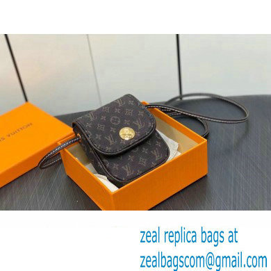 Louis Vuitton Monogram Pochette Cancun Pouch Bag M60018 Denim Coffee 2023