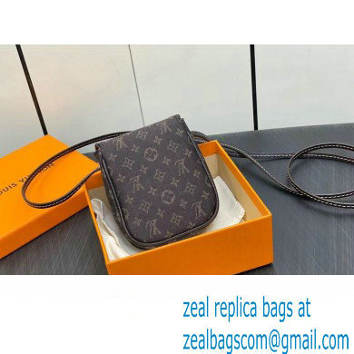 Louis Vuitton Monogram Pochette Cancun Pouch Bag M60018 Denim Coffee 2023 - Click Image to Close