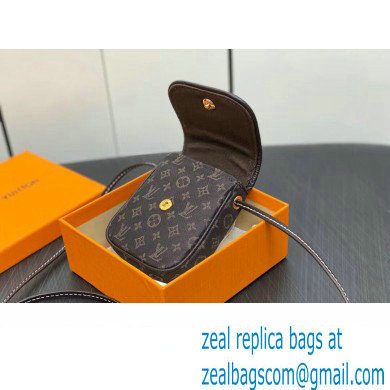 Louis Vuitton Monogram Pochette Cancun Pouch Bag M60018 Denim Coffee 2023 - Click Image to Close