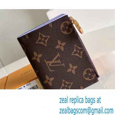 Louis Vuitton Monogram canvas Lisa Wallet M82415 Iris Purple 2023