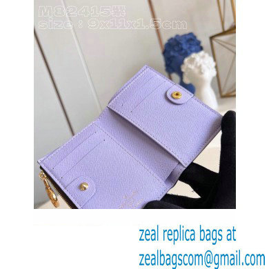 Louis Vuitton Monogram canvas Lisa Wallet M82415 Iris Purple 2023