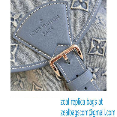 Louis Vuitton Montsouris Backpack Bag in Monogram Washed Denim coated canvas M22534 2023 - Click Image to Close