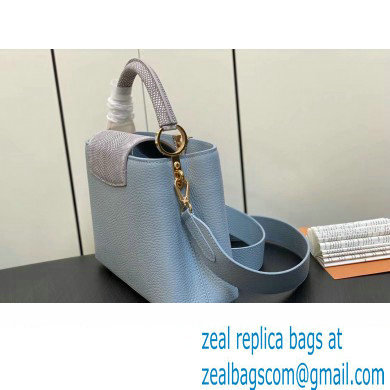 Louis Vuitton Taurillon leather Capucines BB Bag M21166 Olympe Blue 2023