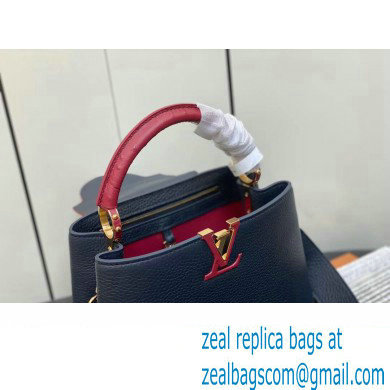 Louis Vuitton Taurillon leather Capucines BB Bag N83103 Blue 2023