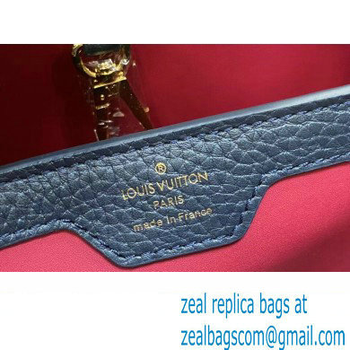 Louis Vuitton Taurillon leather Capucines BB Bag N83103 Blue 2023