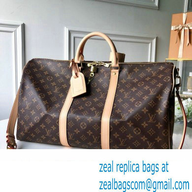 Louis Vuitton monogram Canvas Keepall 45/50/55 With Strap - Click Image to Close