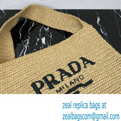 PRADA Crochet tote bag BEIGE 1BC182 2023 - Click Image to Close