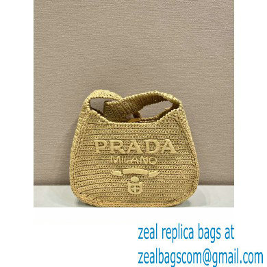 PRADA Crochet tote bag BEIGE 1BC186 2023