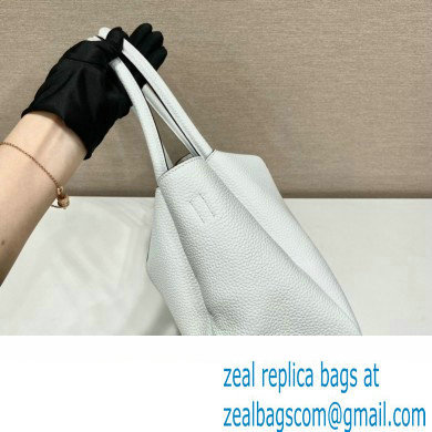 PRADA Large leather handbag 1BC170 WHITE 2023 - Click Image to Close