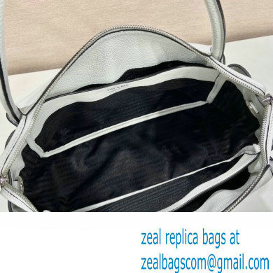 PRADA Large leather handbag 1BC170 WHITE 2023 - Click Image to Close