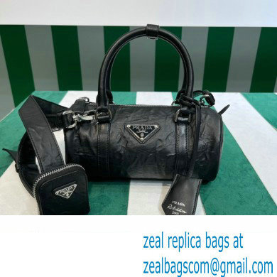 Prada Antique nappa leather handbag 1BA389 black 2023