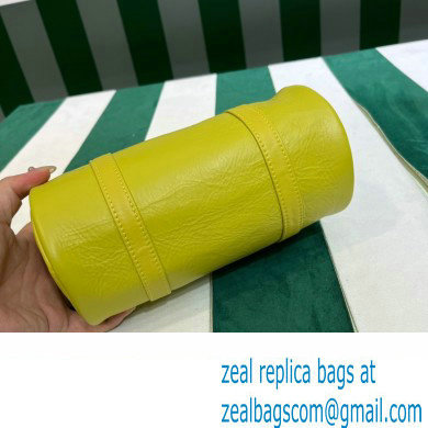 Prada Antique nappa leather handbag 1BA389 yellow 2023