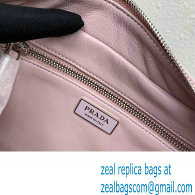 Prada Antique nappa leather multi-pocket top-handle bag 1bb099 Pink 2023 - Click Image to Close