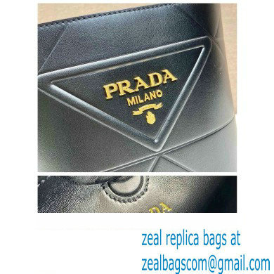 Prada Bucket shoulder bag 1BA380 Black - Click Image to Close