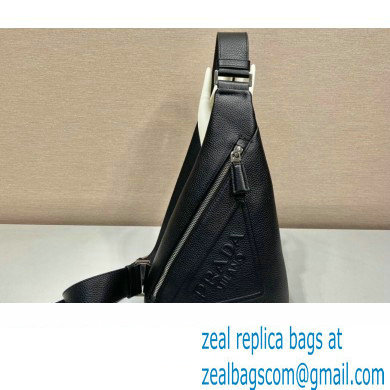 Prada Cross leather bag 2VZ098 Black 2023 - Click Image to Close