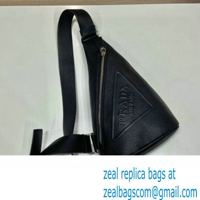 Prada Cross leather bag 2VZ098 Black 2023 - Click Image to Close