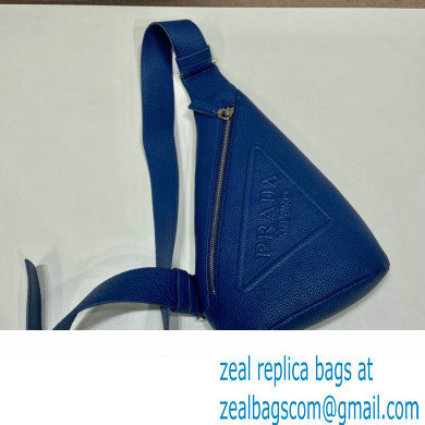 Prada Cross leather bag 2VZ098 Blue 2023 - Click Image to Close