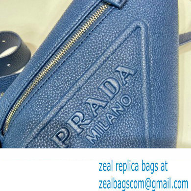 Prada Cross leather bag 2VZ098 Blue 2023