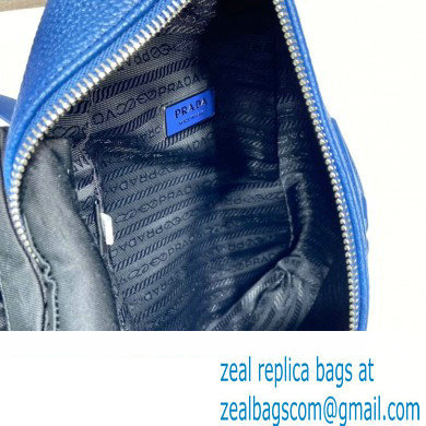 Prada Cross leather bag 2VZ098 Blue 2023 - Click Image to Close