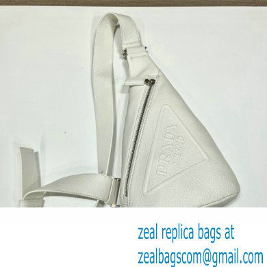 Prada Cross leather bag 2VZ098 White 2023