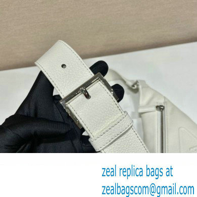 Prada Cross leather bag 2VZ098 White 2023