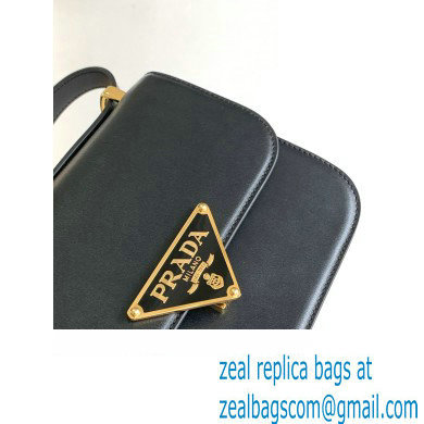 Prada Embleme leather bag 1BD340 BLACK 2023 - Click Image to Close