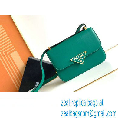 Prada Embleme leather bag 1BD340 GREEN 2023