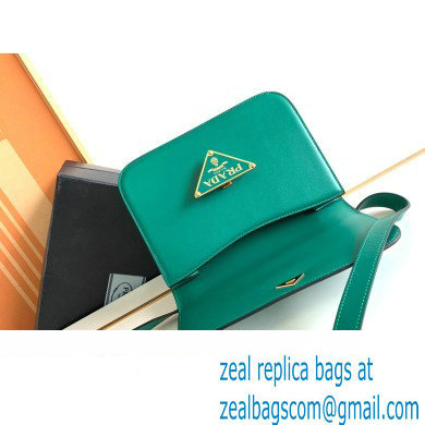 Prada Embleme leather bag 1BD340 GREEN 2023