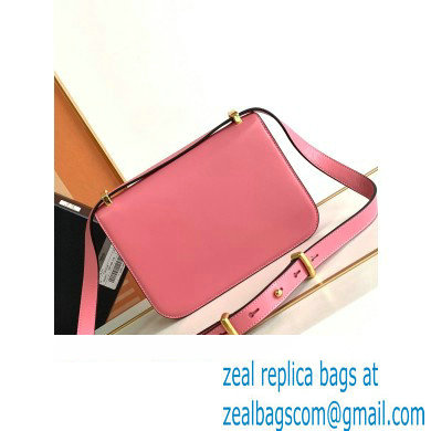 Prada Embleme leather bag 1BD340 PINK 2023