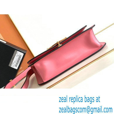 Prada Embleme leather bag 1BD340 PINK 2023