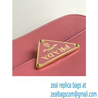 Prada Embleme leather bag 1BD340 PINK 2023 - Click Image to Close