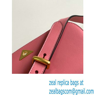 Prada Embleme leather bag 1BD340 PINK 2023