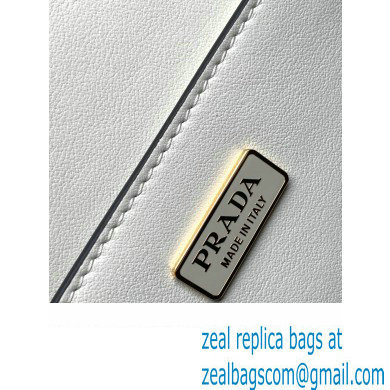 Prada Embleme leather bag 1BD340 WHITE 2023