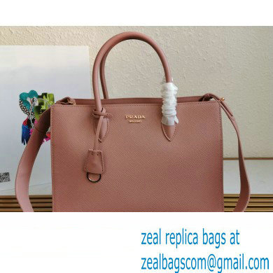 Prada Large Saffiano Leather Handbag 1ba153 Pink 2023