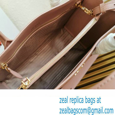 Prada Large Saffiano Leather Handbag 1ba153 Pink 2023 - Click Image to Close