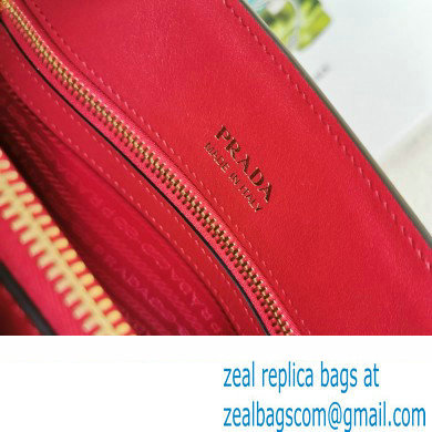 Prada Large Saffiano Leather Handbag 1ba153 Red 2023 - Click Image to Close