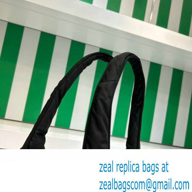 Prada Large padded Re-Nylon tote bag 1BG449 Black 2023 - Click Image to Close