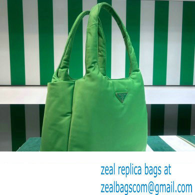 Prada Large padded Re-Nylon tote bag 1BG449 Green 2023 - Click Image to Close